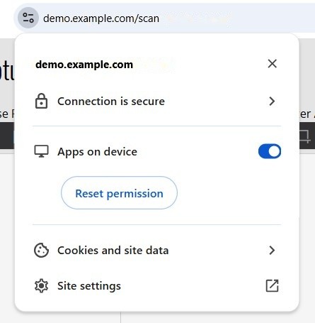 Chrome 145+ site settings