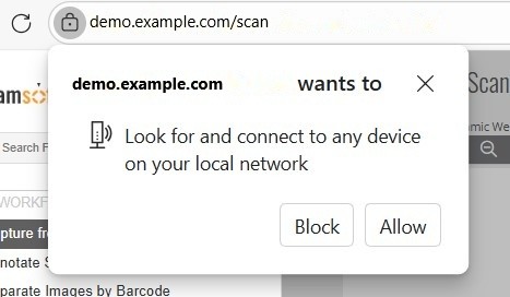 Edge 142-144 Permission Dialog